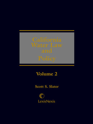 cover image of California Water Law and Policy